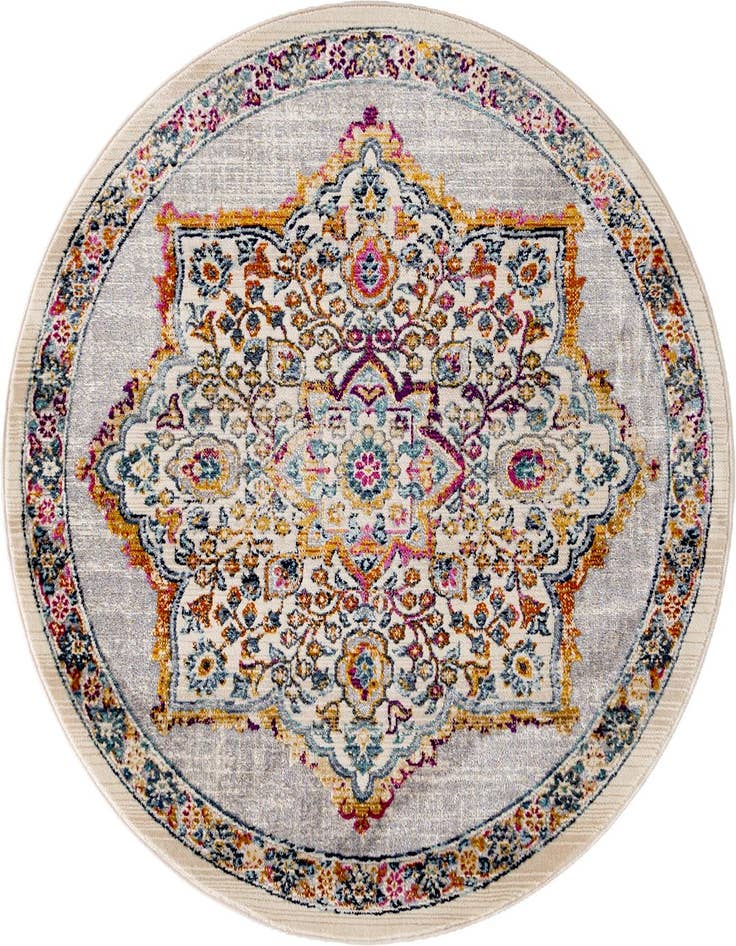 Detail image of 3' 7 x 3' 7 Budapest Round Rug