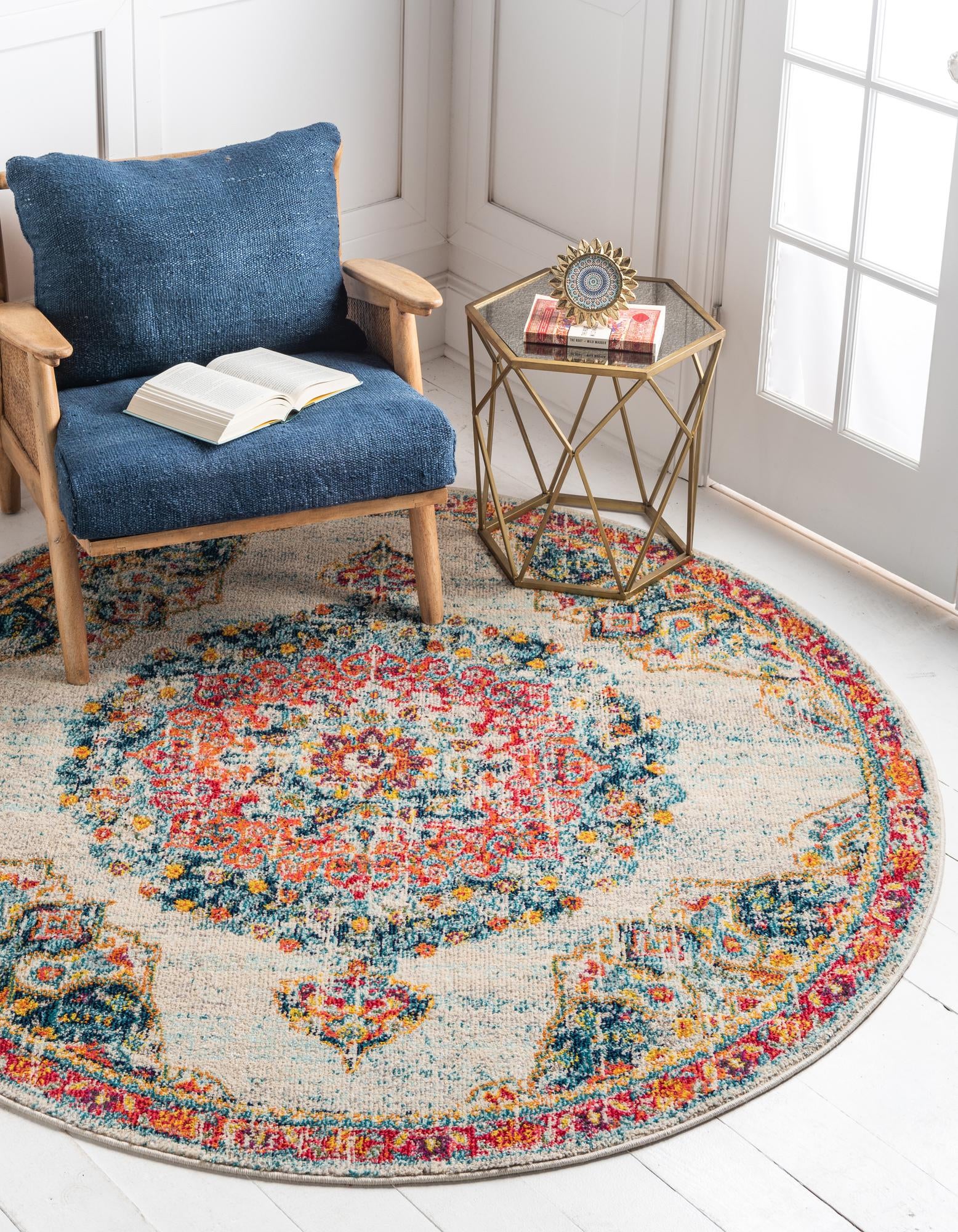 3' x 3' Carrington Round Rug