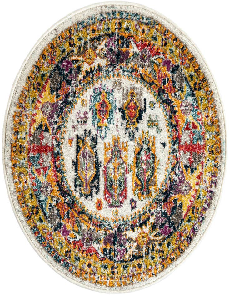 Detail image of 3' 1 x 3' 1 Carrington Round Rug