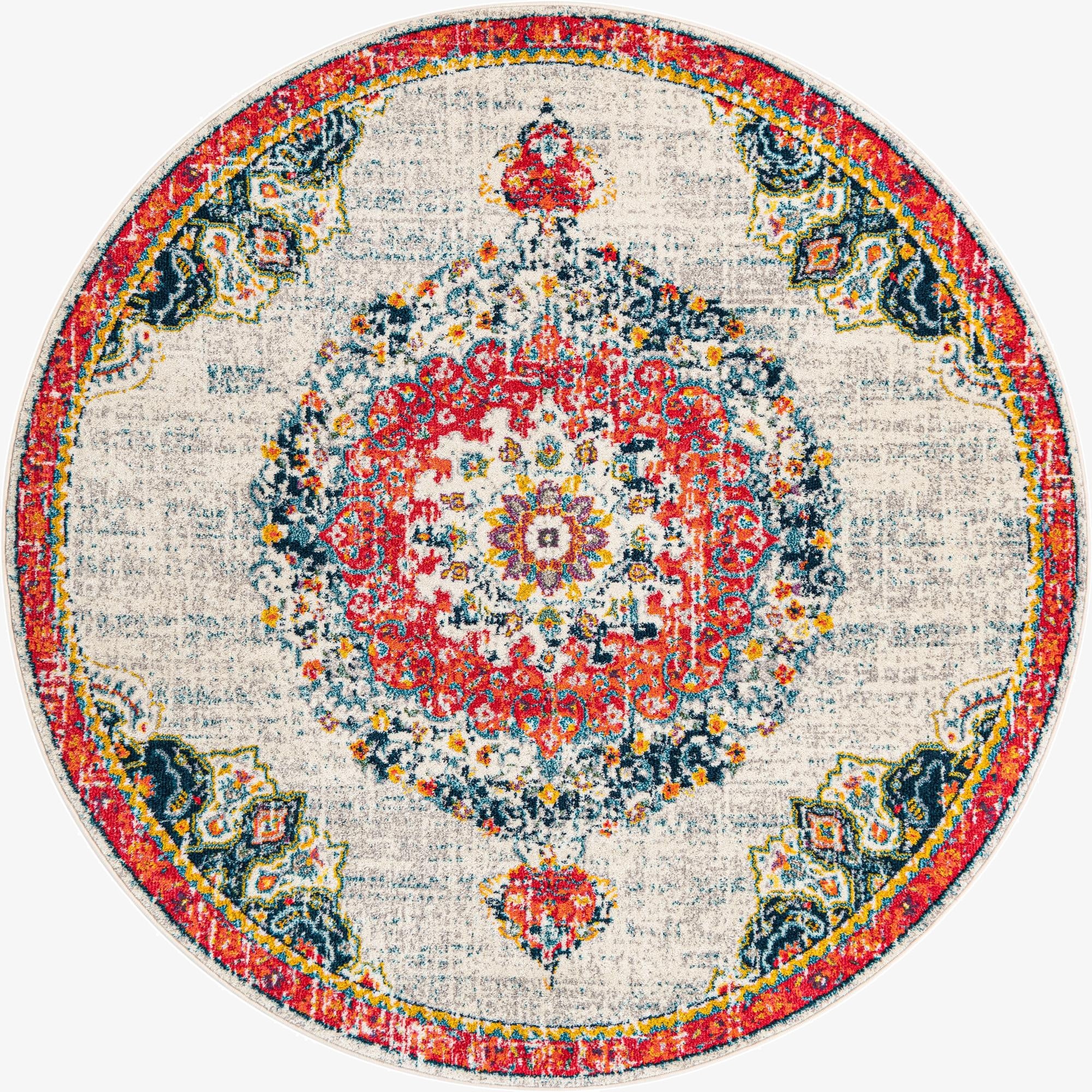 7' 10 x 7' 10 Carrington Round Rug