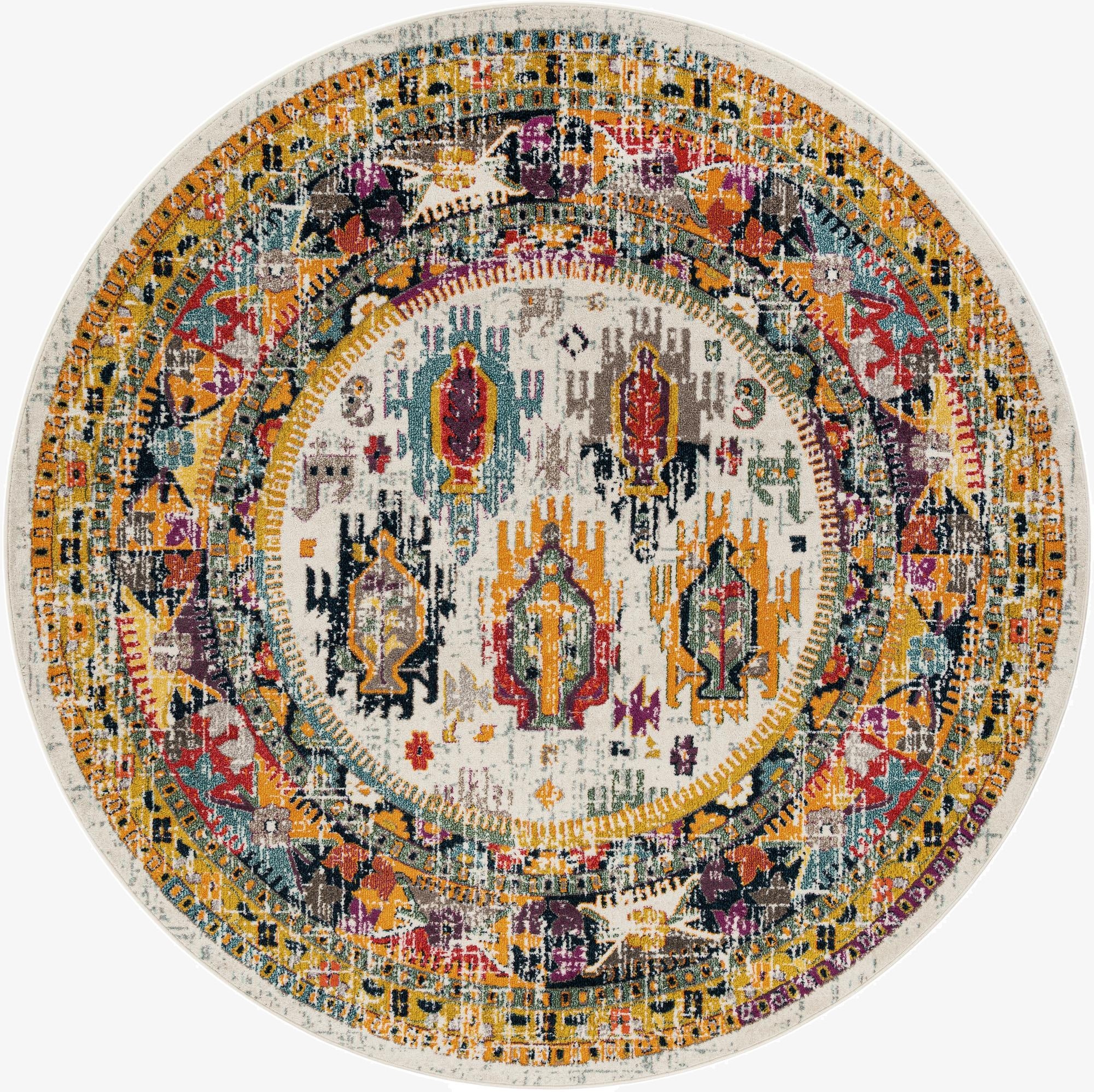 10' x 10' Carrington Round Rug