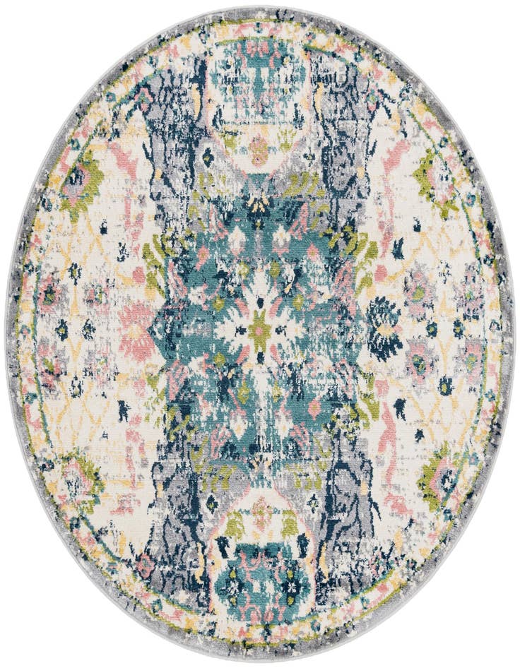 Detail image of 5' x 5' Charleston Round Rug