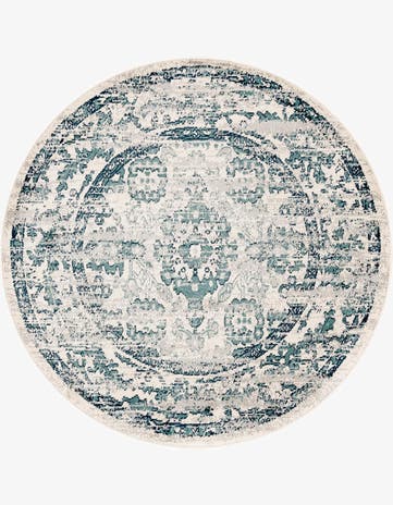 Ivory Charleston Round Rug
