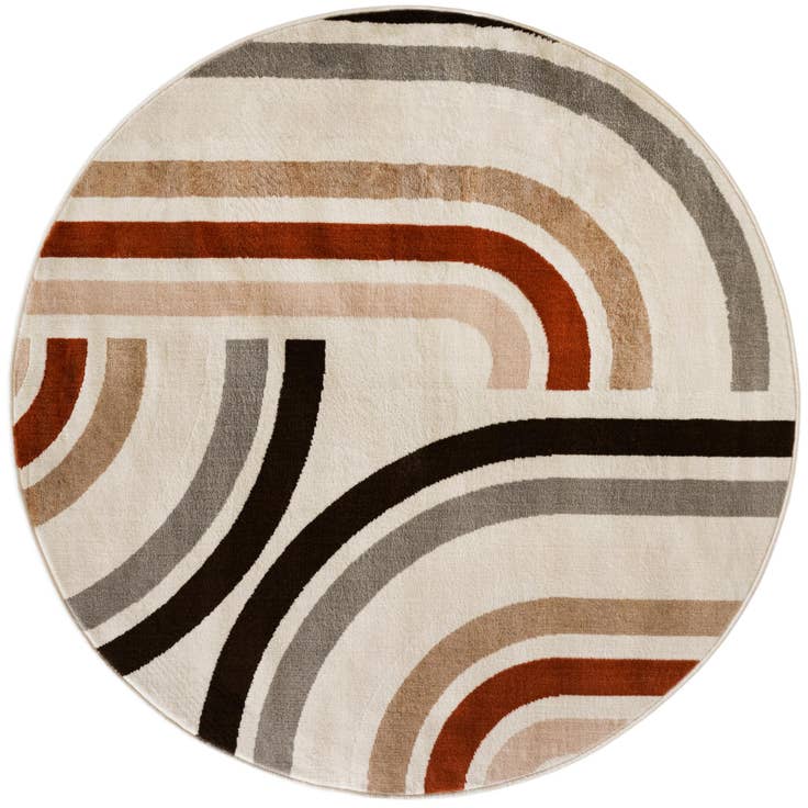 Detail image of 5' 3 x 5' 3 Charlotte Round Rug