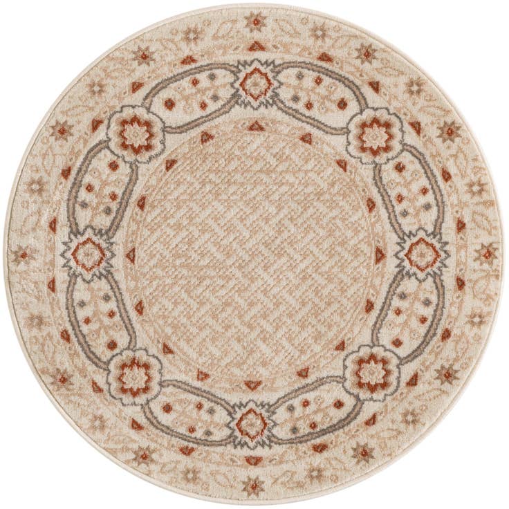 Detail image of 3' x 3' Charlotte Round Rug