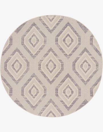 Ivory Cherokee Round Rug