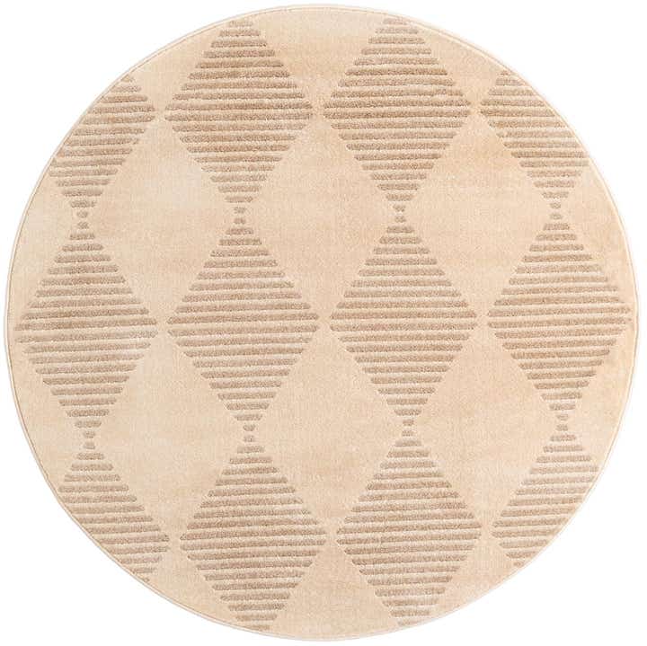 5' x 5' Contour Round Rug