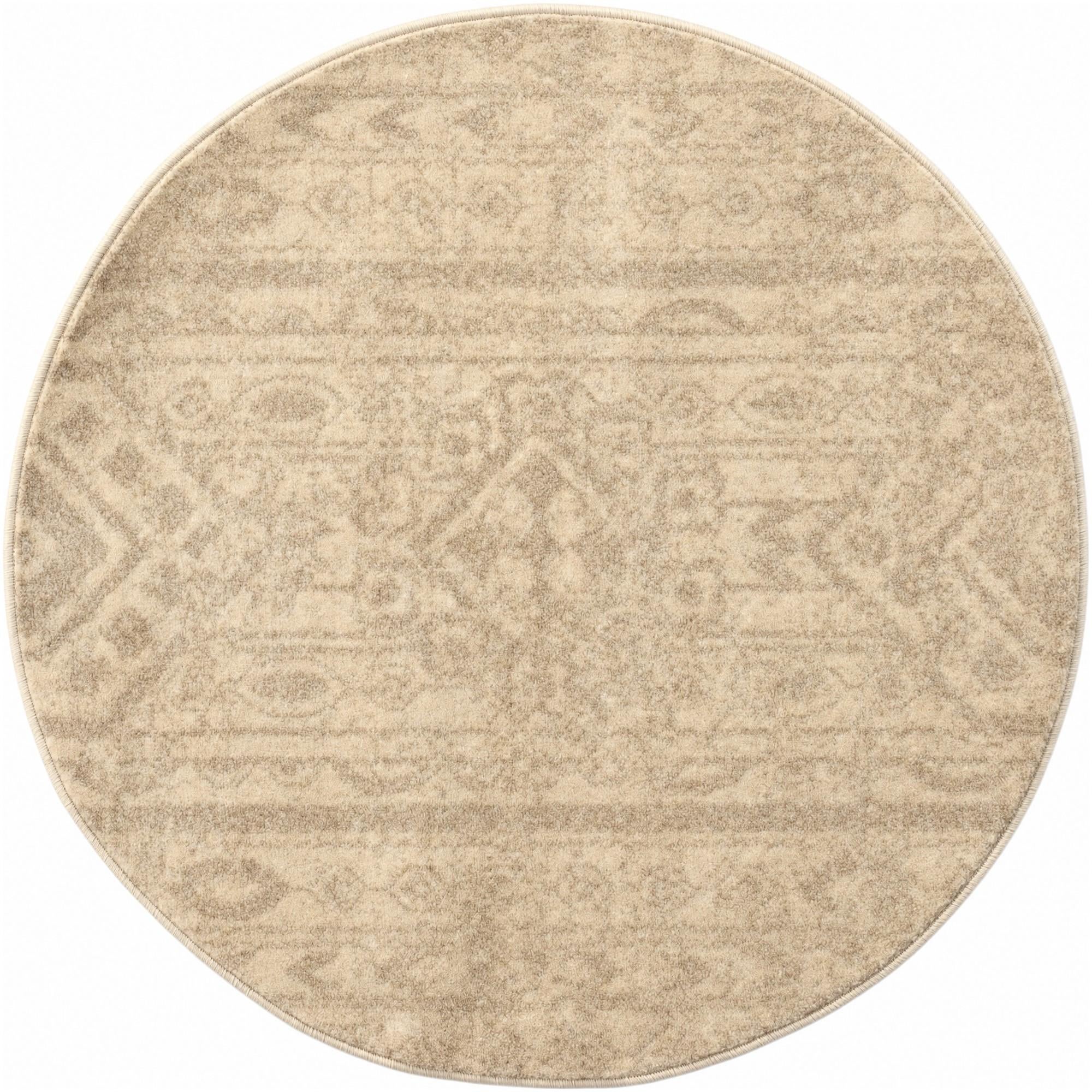 3' x 3' Contour Round Rug