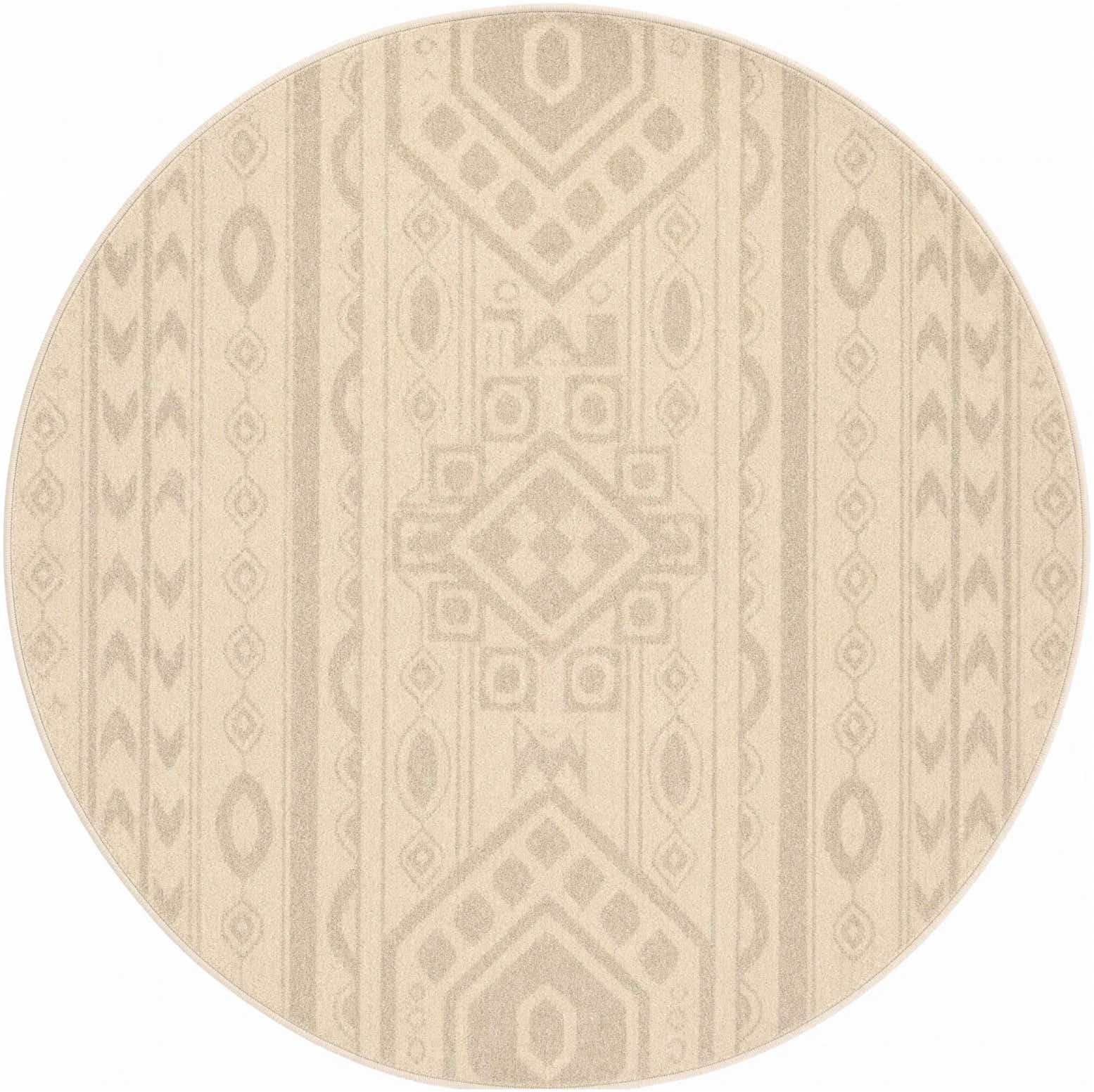 5' x 5' Contour Round Rug