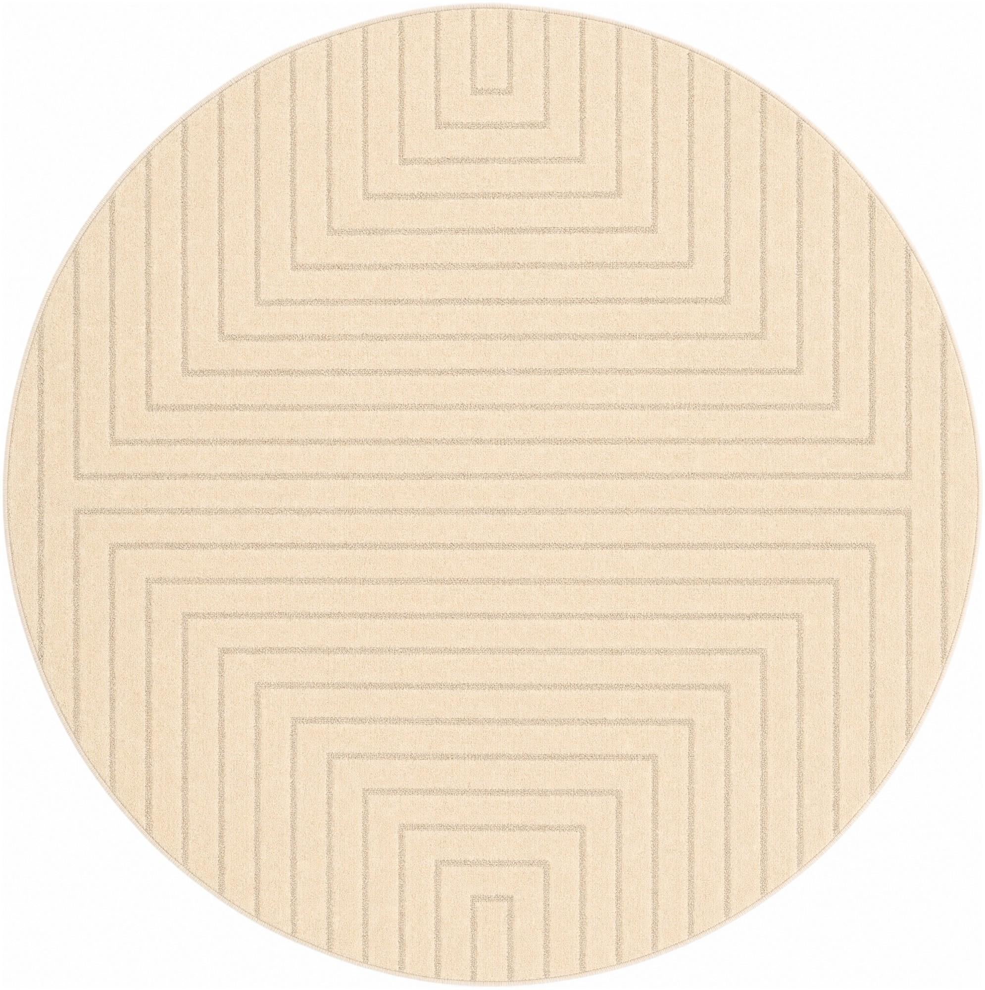 5' x 5' Contour Round Rug