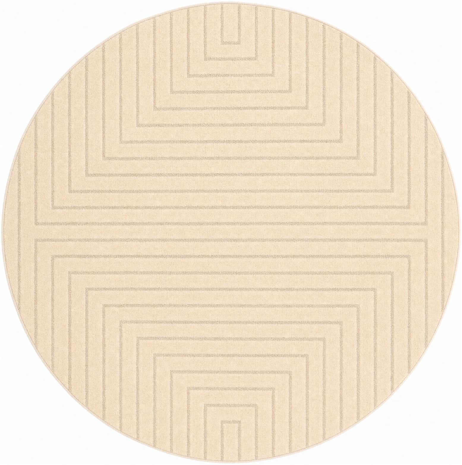 5' x 5' Contour Round Rug