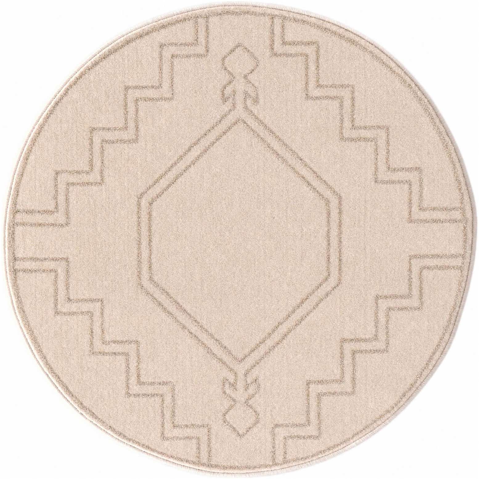 3' x 3' Contour Round Rug