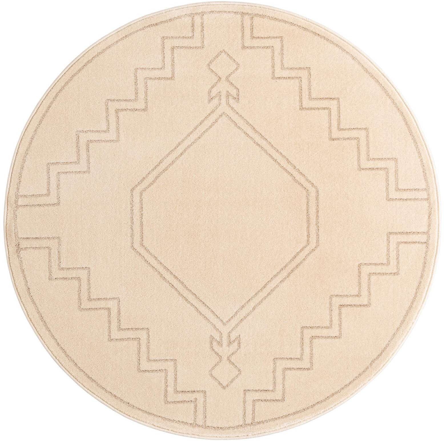 5' x 5' Contour Round Rug