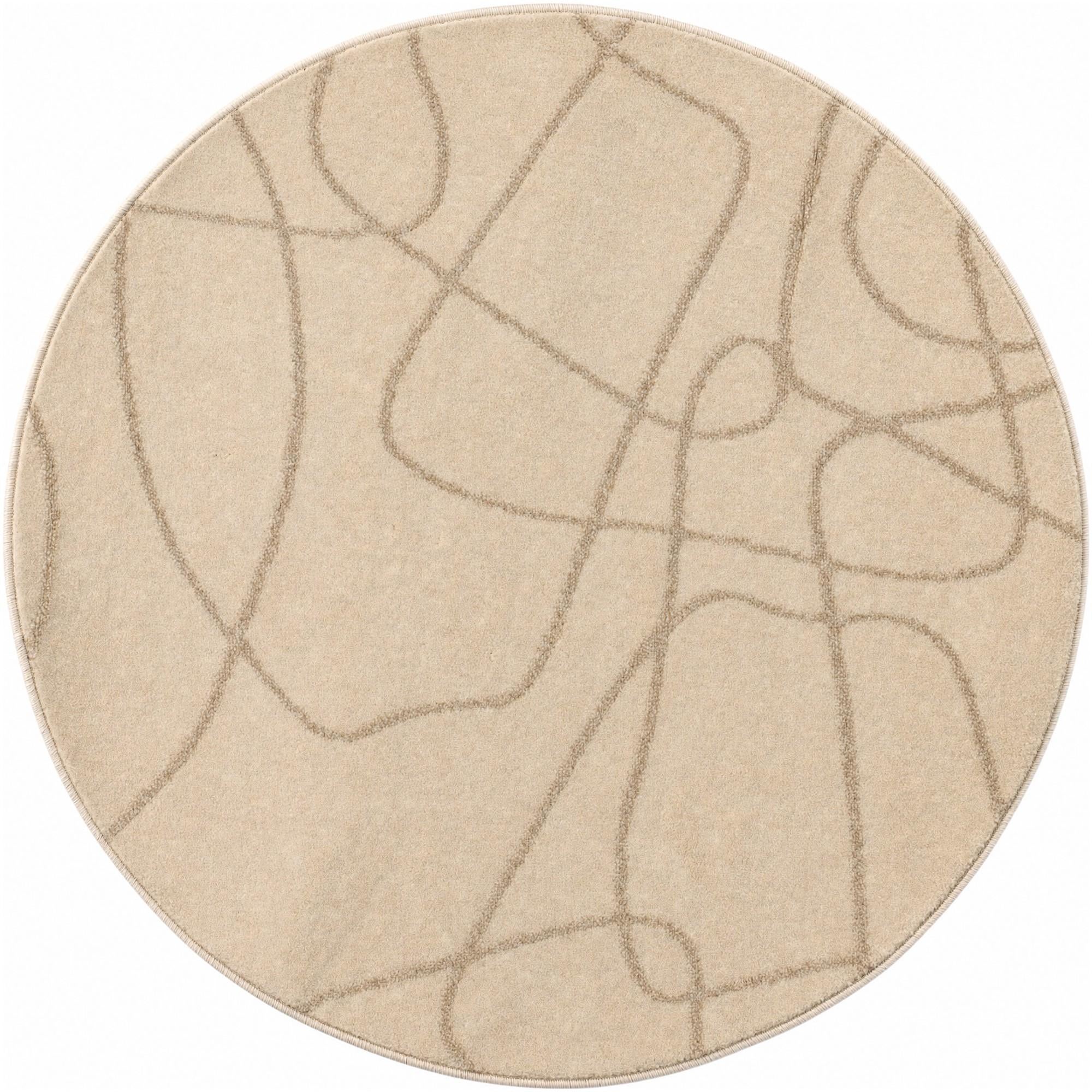 3' x 3' Contour Round Rug