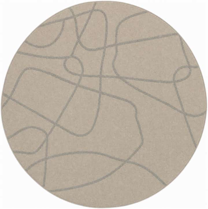 5' x 5' Contour Round Rug