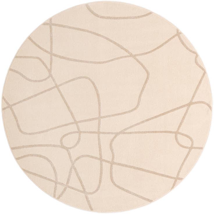 Detail image of 8' x 8' Contour Round Rug
