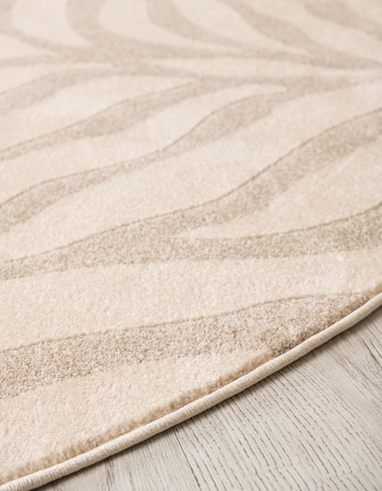 5' x 5' Contour Round Rug
