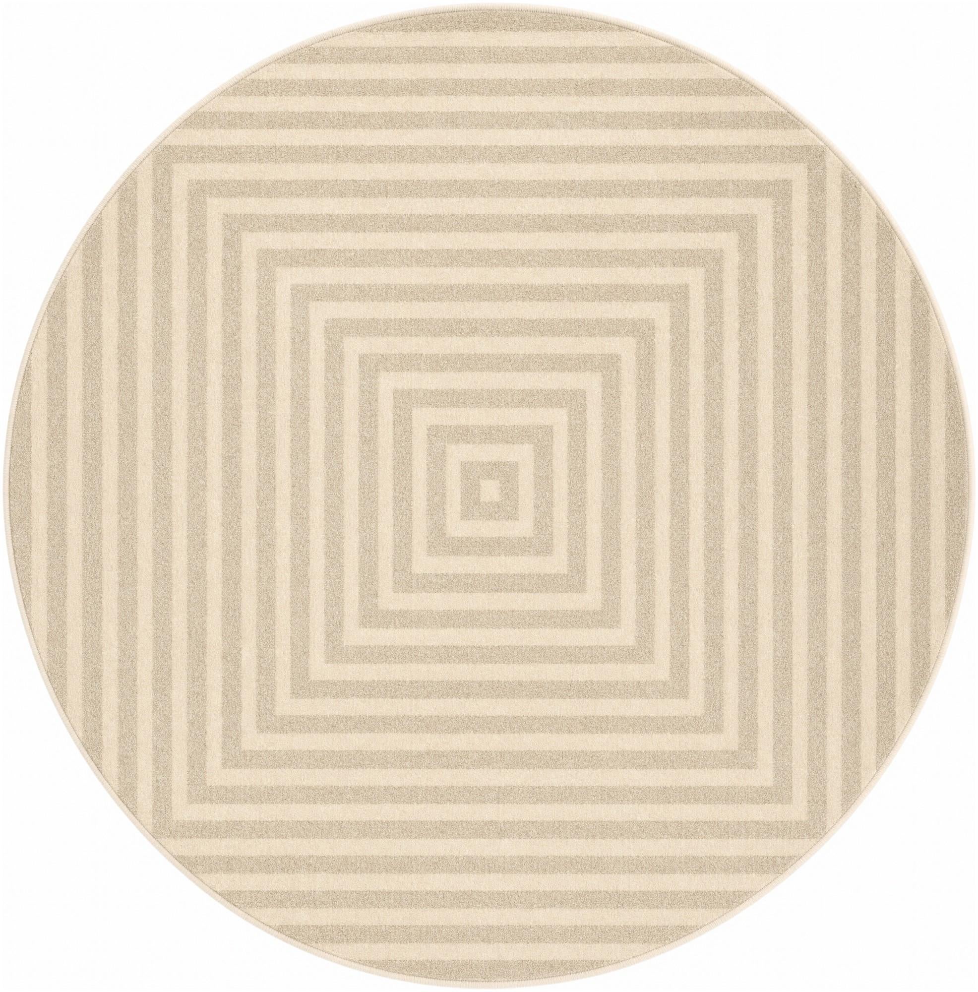 5' x 5' Contour Round Rug