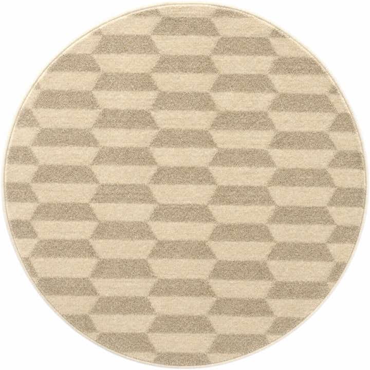 3' x 3' Contour Round Rug