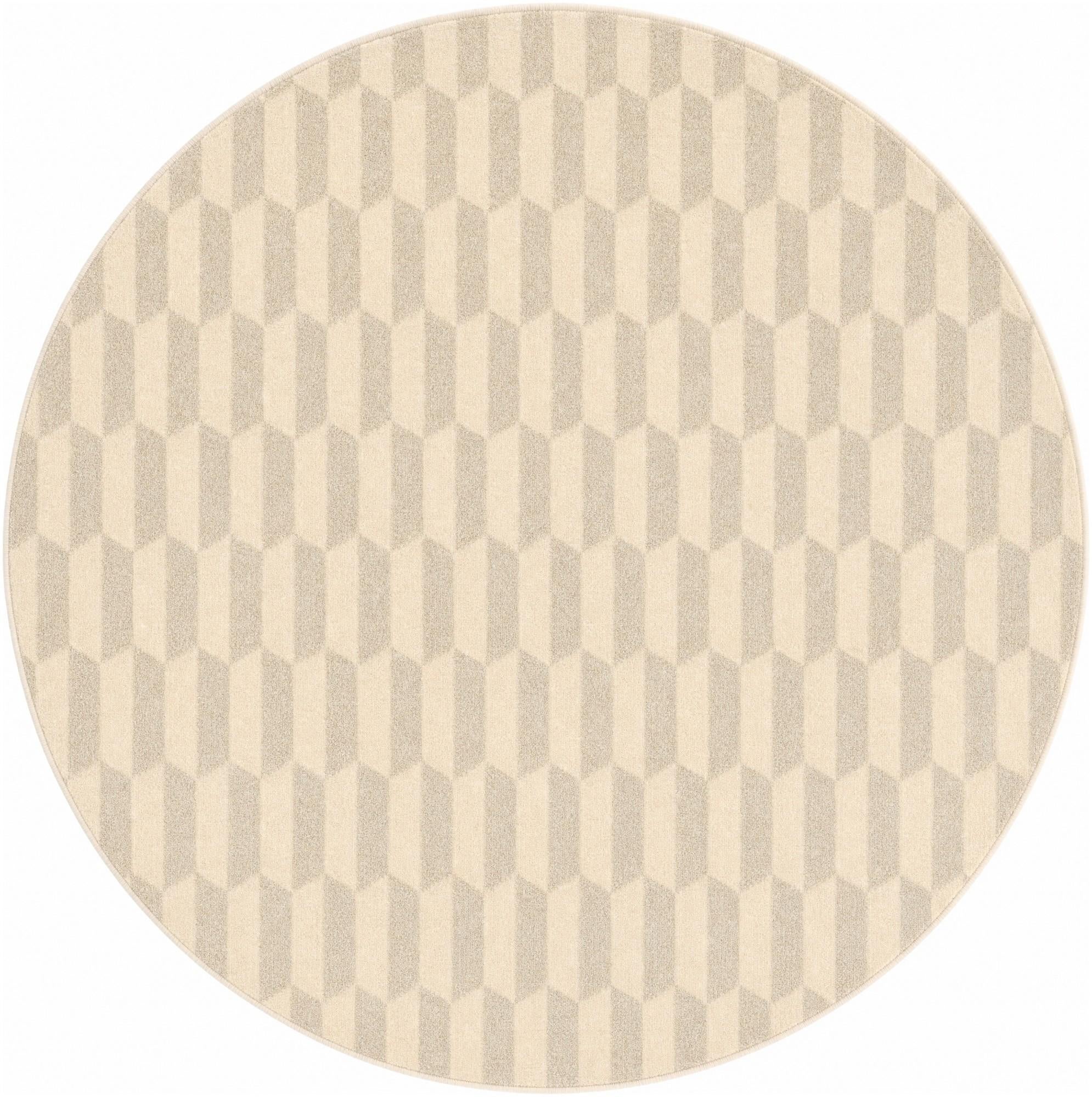 5' x 5' Contour Round Rug