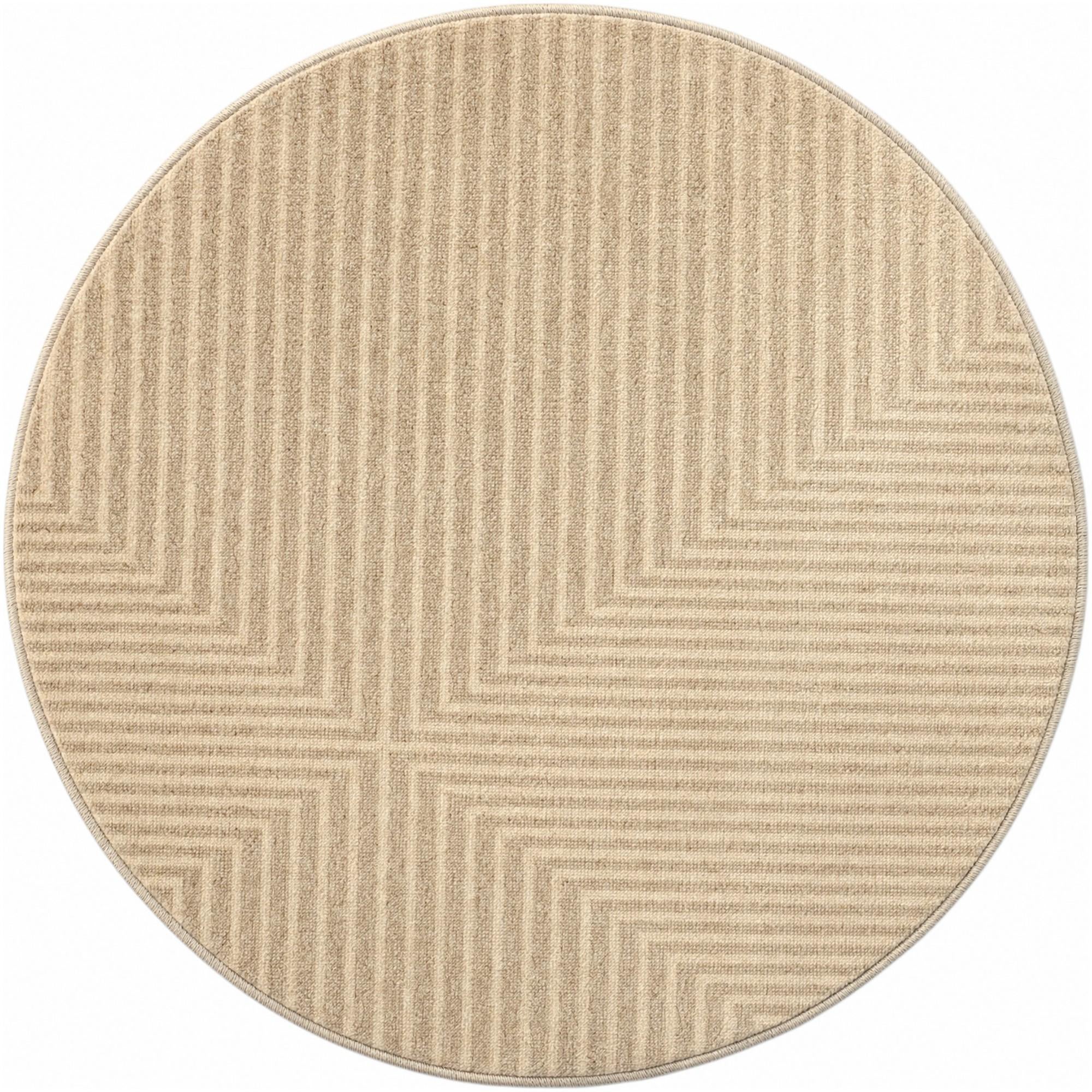 3' x 3' Contour Round Rug