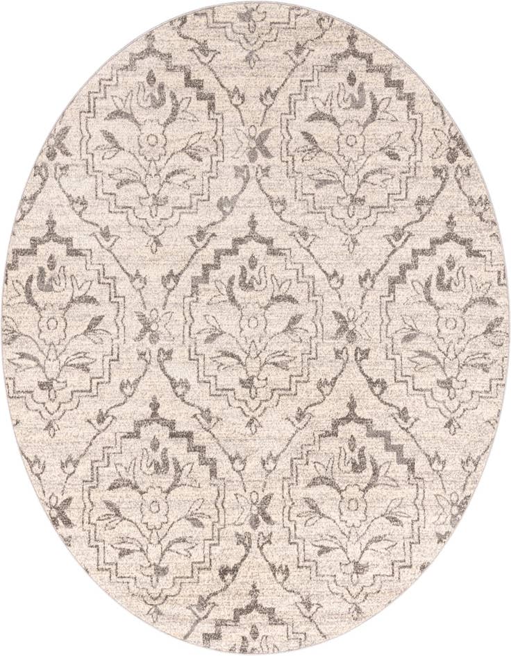 Detail image of 8' x 8' Damask Round Rug
