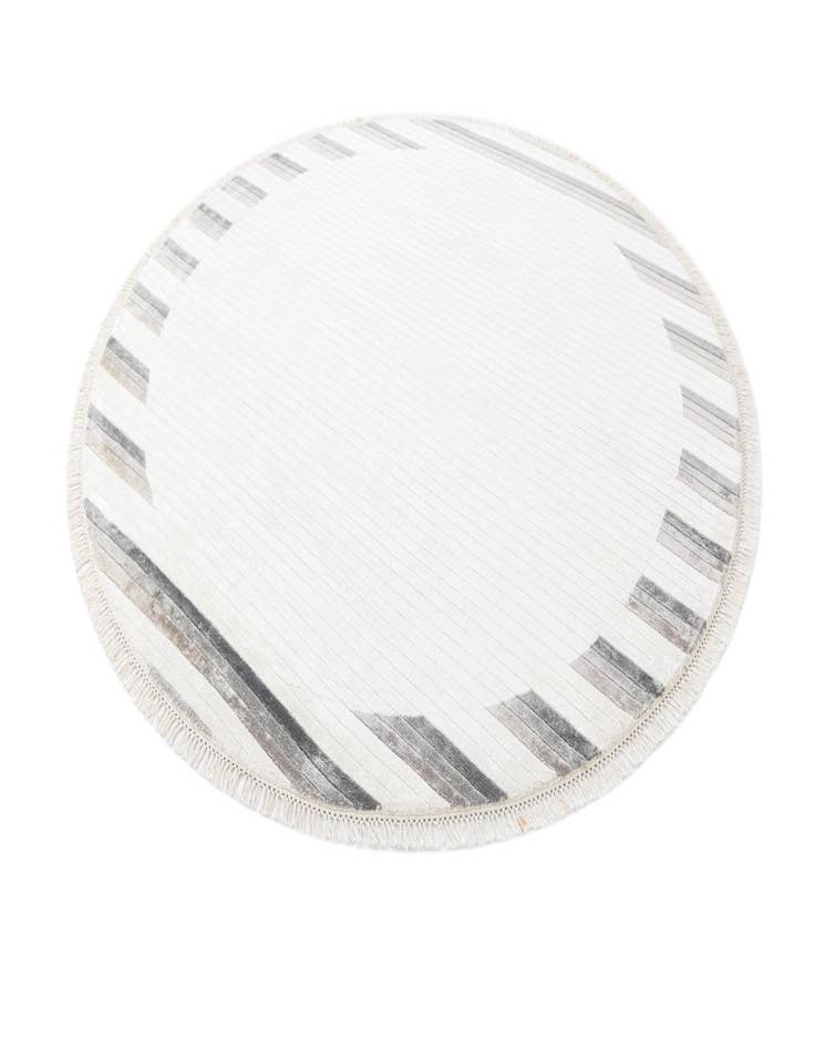 Detail image of 6' 5 x 6' 5  Hand Knotted Darya Wool Round Rug