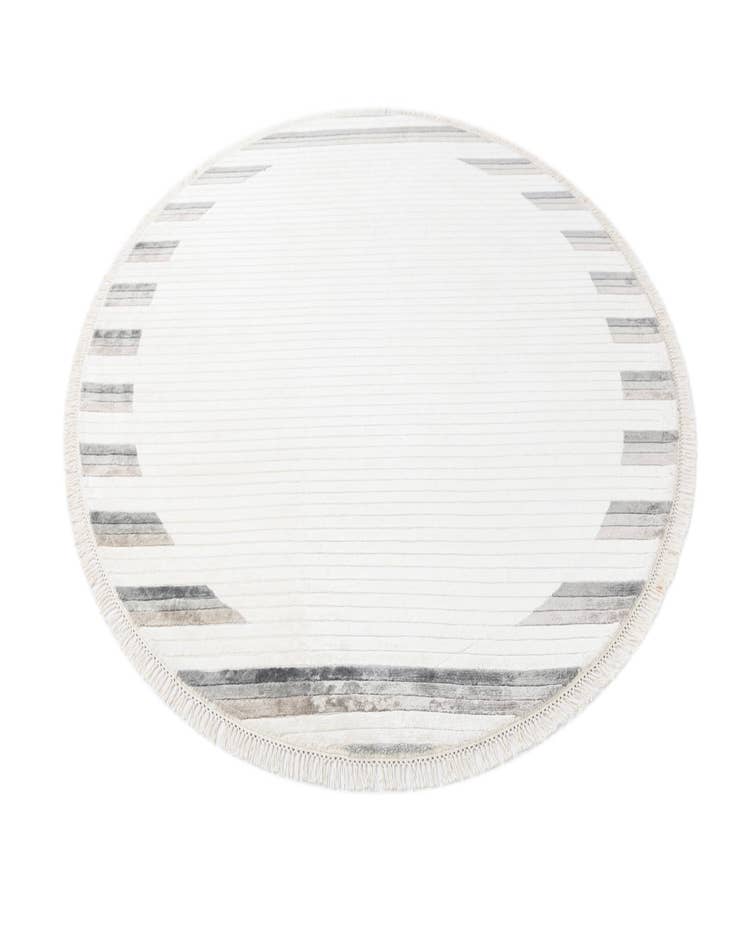 Detail image of 6' 5 x 6' 5  Hand Knotted Darya Wool Round Rug