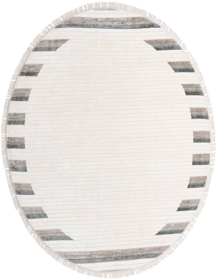 Detail image of 6' 5 x 6' 5 Hand Knotted Darya Wool Round Rug