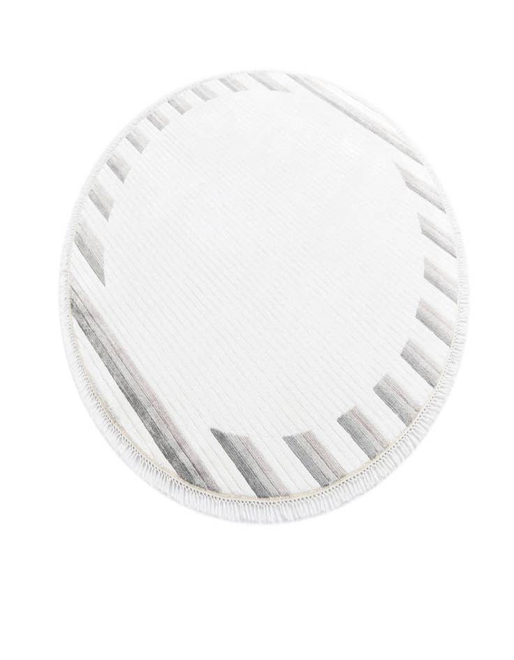 Detail image of 6' 6 x 6' 6  Hand Knotted Darya Wool Round Rug