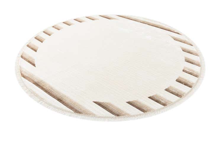 6' 6 x 6' 6 Hand Knotted Darya Wool Round Rug