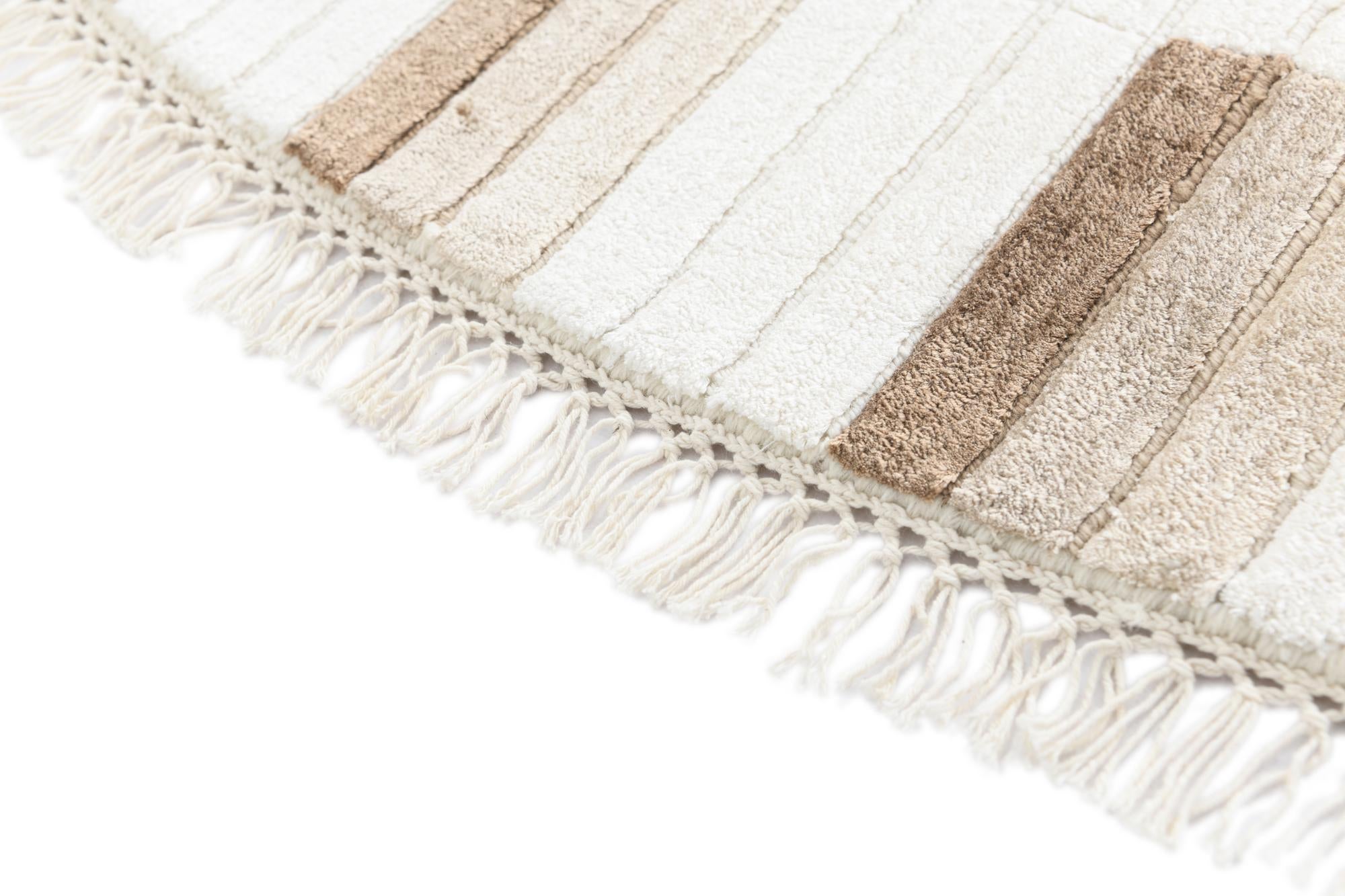 6' 6 x 6' 6 Hand Knotted Darya Wool Round Rug
