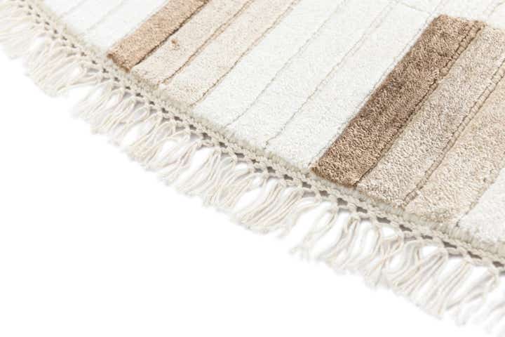 6' 6 x 6' 6 Hand Knotted Darya Wool Round Rug