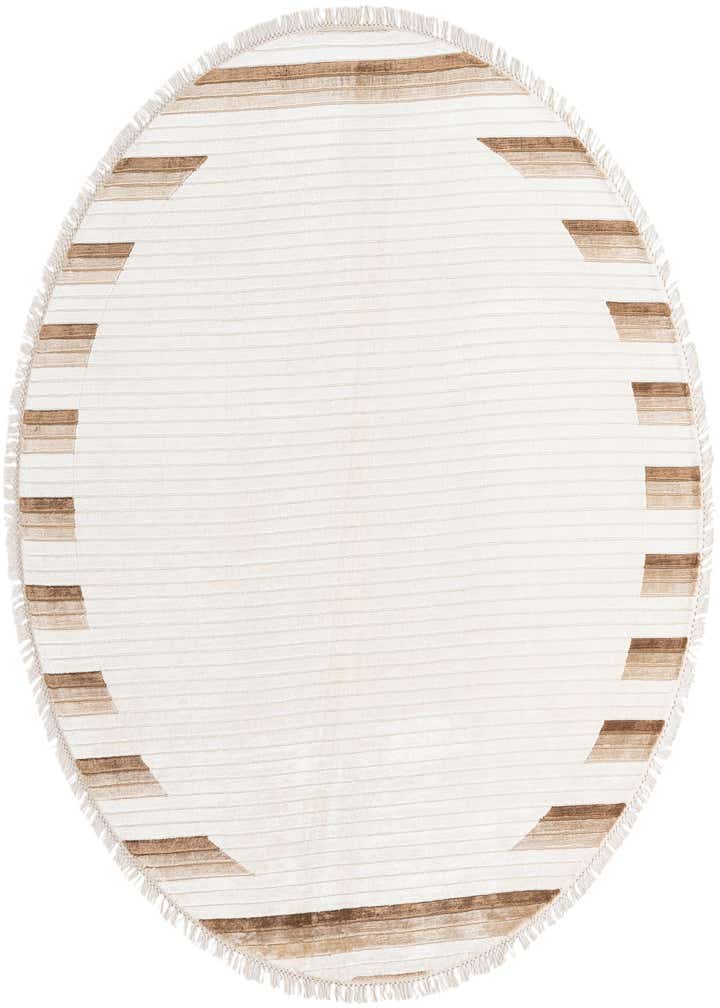 6' 6 x 6' 6 Hand Knotted Darya Wool Round Rug