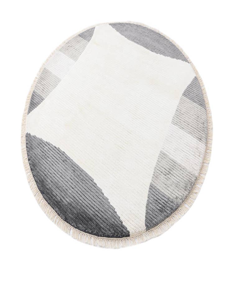 Detail image of 5' 5 x 5' 5  Hand Knotted Darya Wool Round Rug