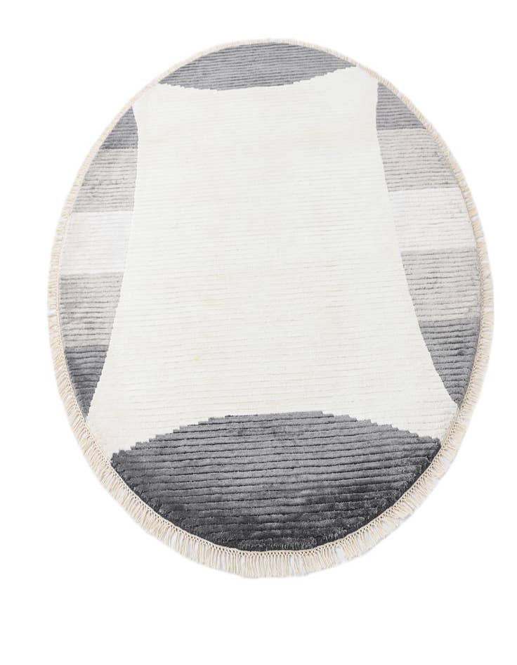 Detail image of 5' 5 x 5' 5  Hand Knotted Darya Wool Round Rug