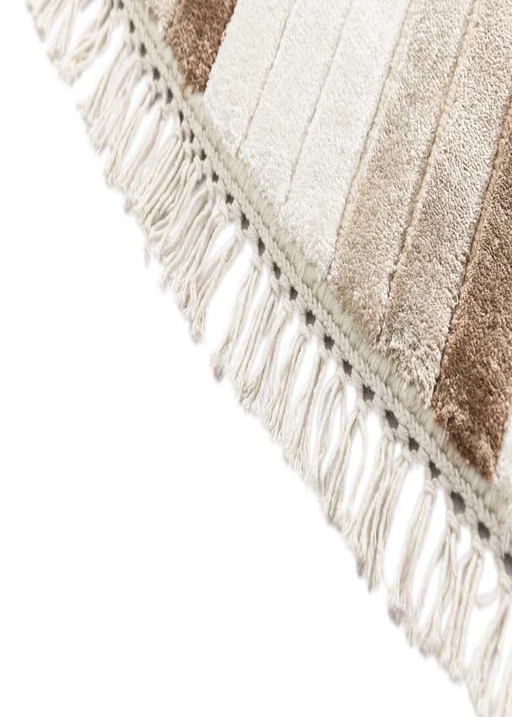 6' 7 x 6' 7 Hand Knotted Darya Wool Round Rug