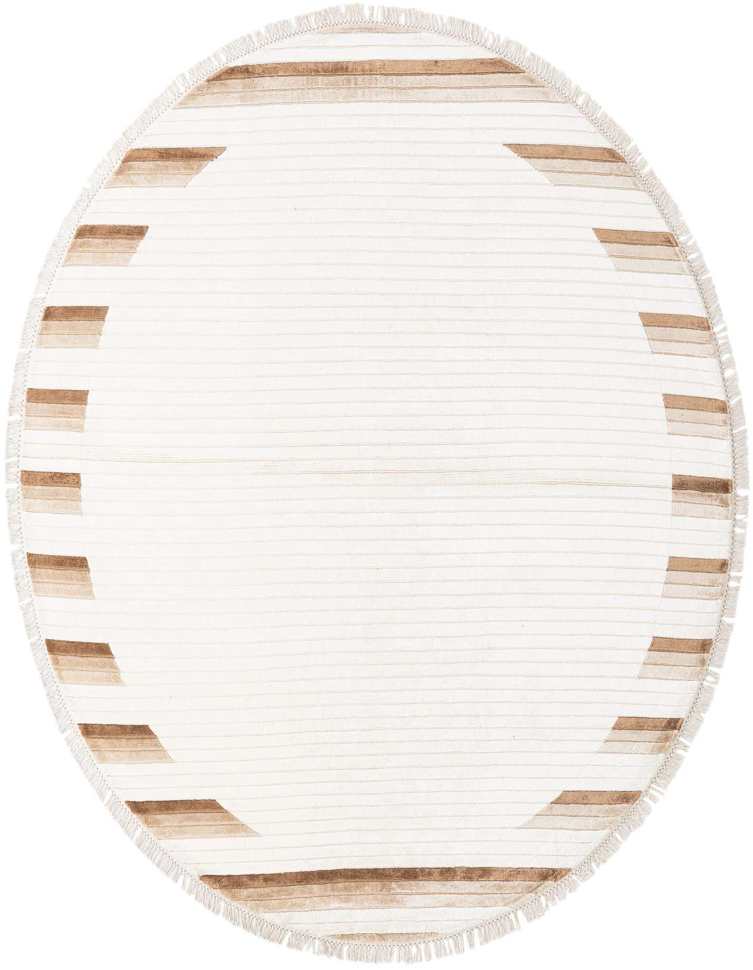 6' 7 x 6' 7 Hand Knotted Darya Wool Round Rug