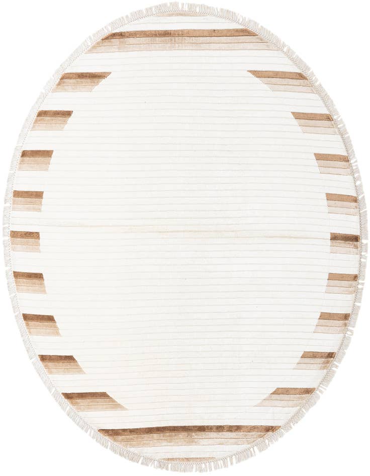 Detail image of 6' 7 x 6' 7 Hand Knotted Darya Wool Round Rug
