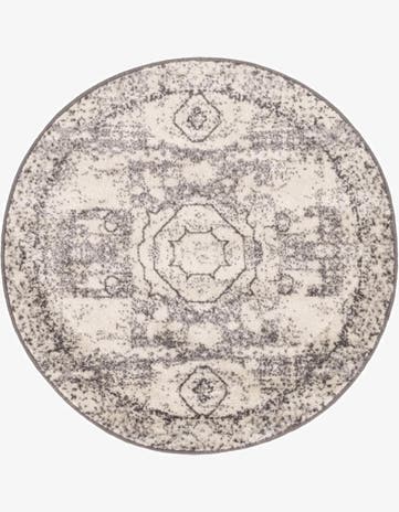 Ivory Dover Round Rug