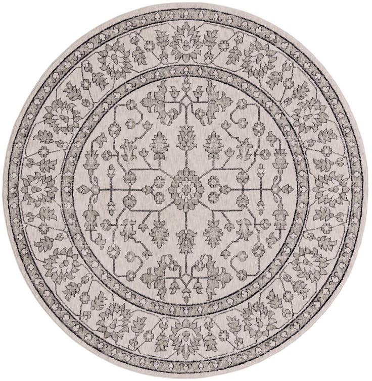 Detail image of 7' x 7' Eco Traditional Round Rug