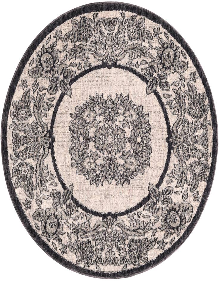 Detail image of 3' 3 x 3' 3 Eco Traditional Round Rug