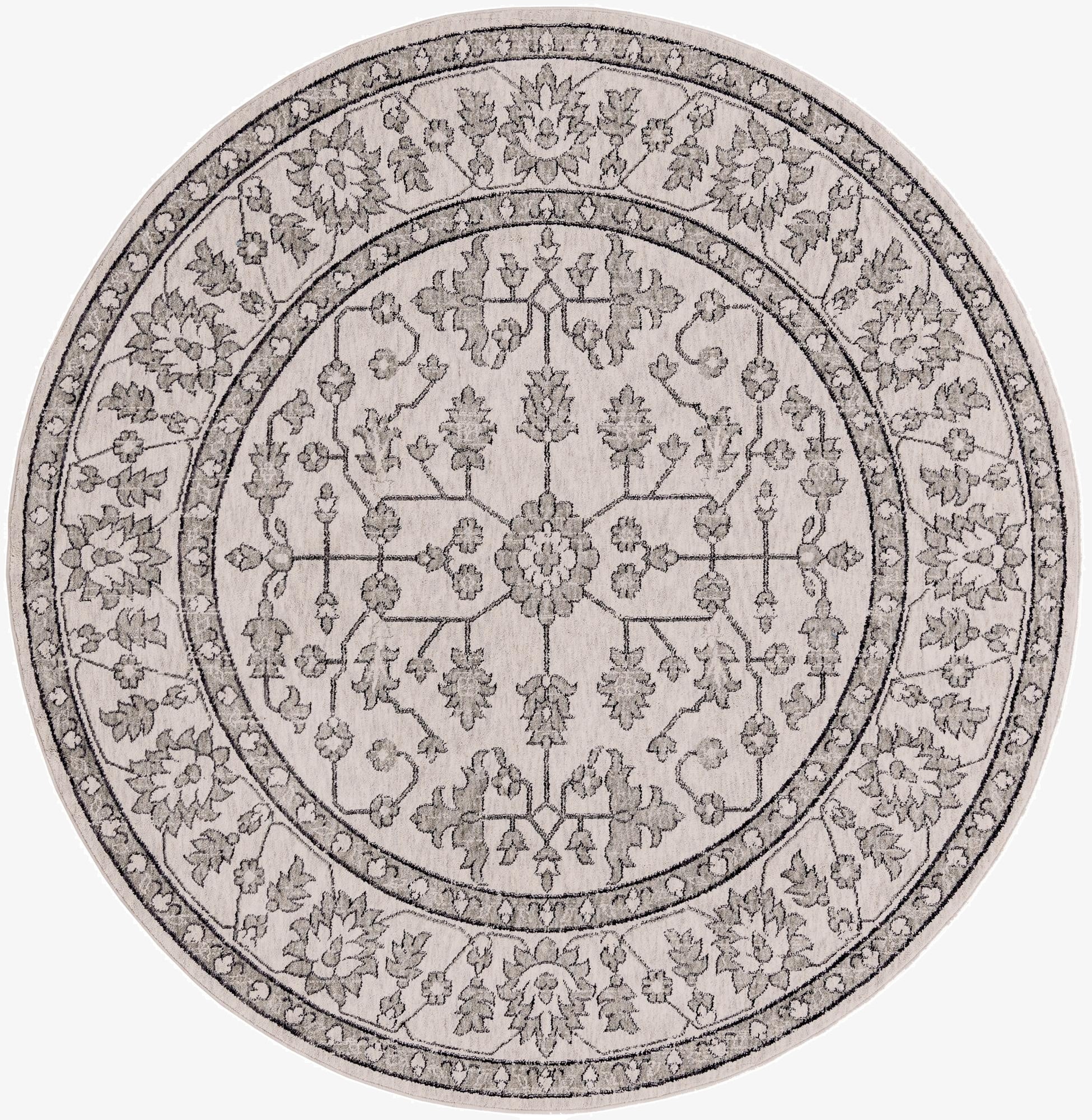 7' x 7' Eco Traditional Round Rug