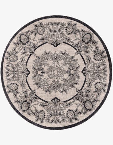 7' x 7' Eco Traditional Round Rug