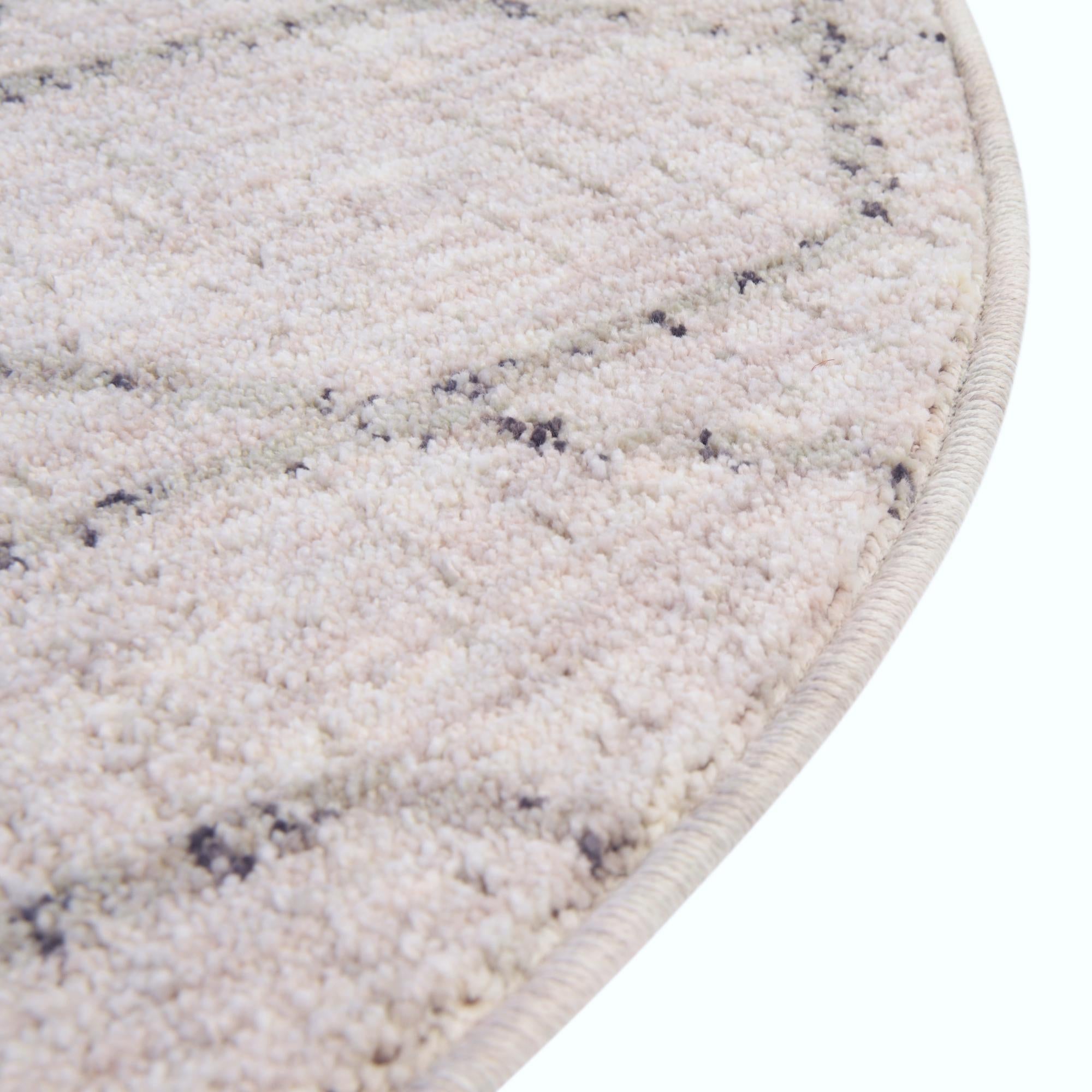 3' 3 x 3' 3 Eco Trellis Round Rug