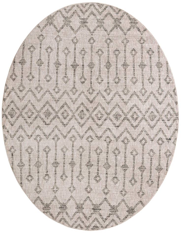 Detail image of 7' x 7' Eco Trellis Round Rug