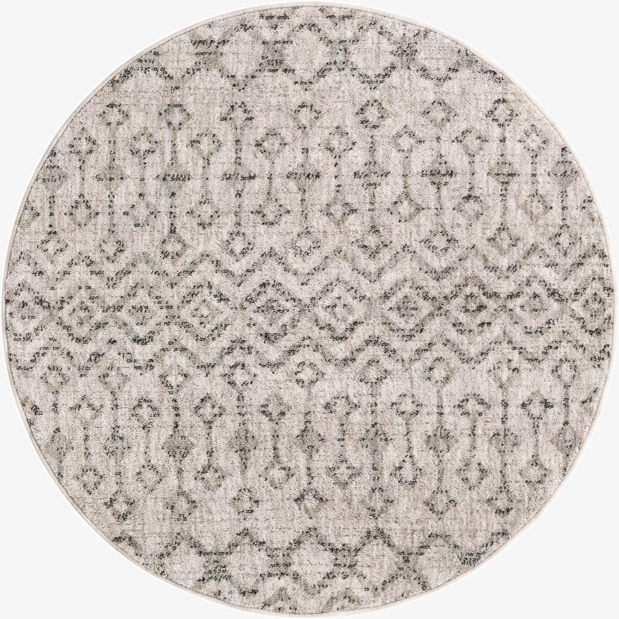 Primary image 3' 3 x 3' 3 Eco Trellis Round Rug
