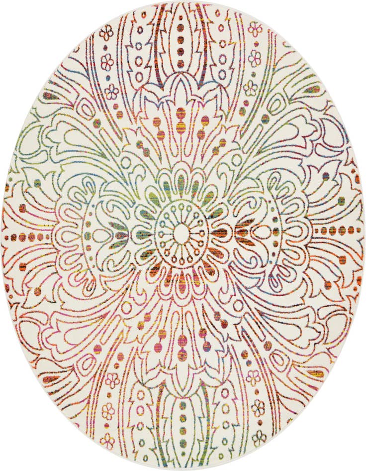 Detail image of 8' x 8' Florence Round Rug