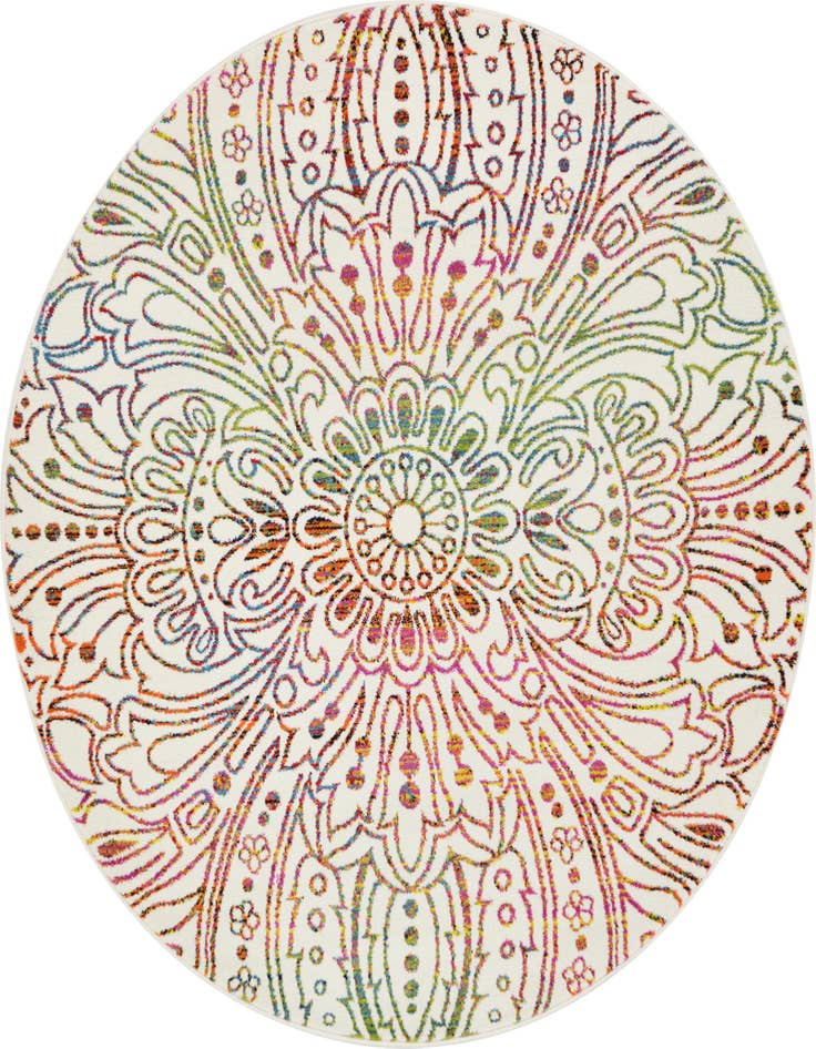 Detail image of 6' x 6' Florence Round Rug