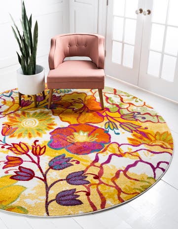 7' 10 x 7' 10 Florence Round Rug